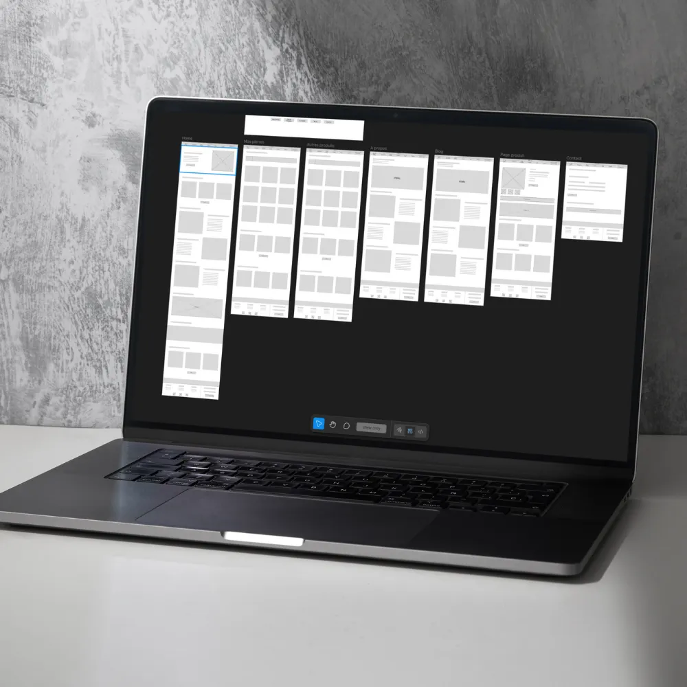 Illustration du service Design UX proposé par l'agence web Bracket Corp