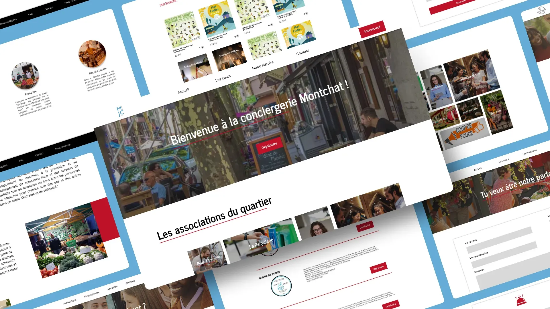 Design d'un site vitrine solidaire