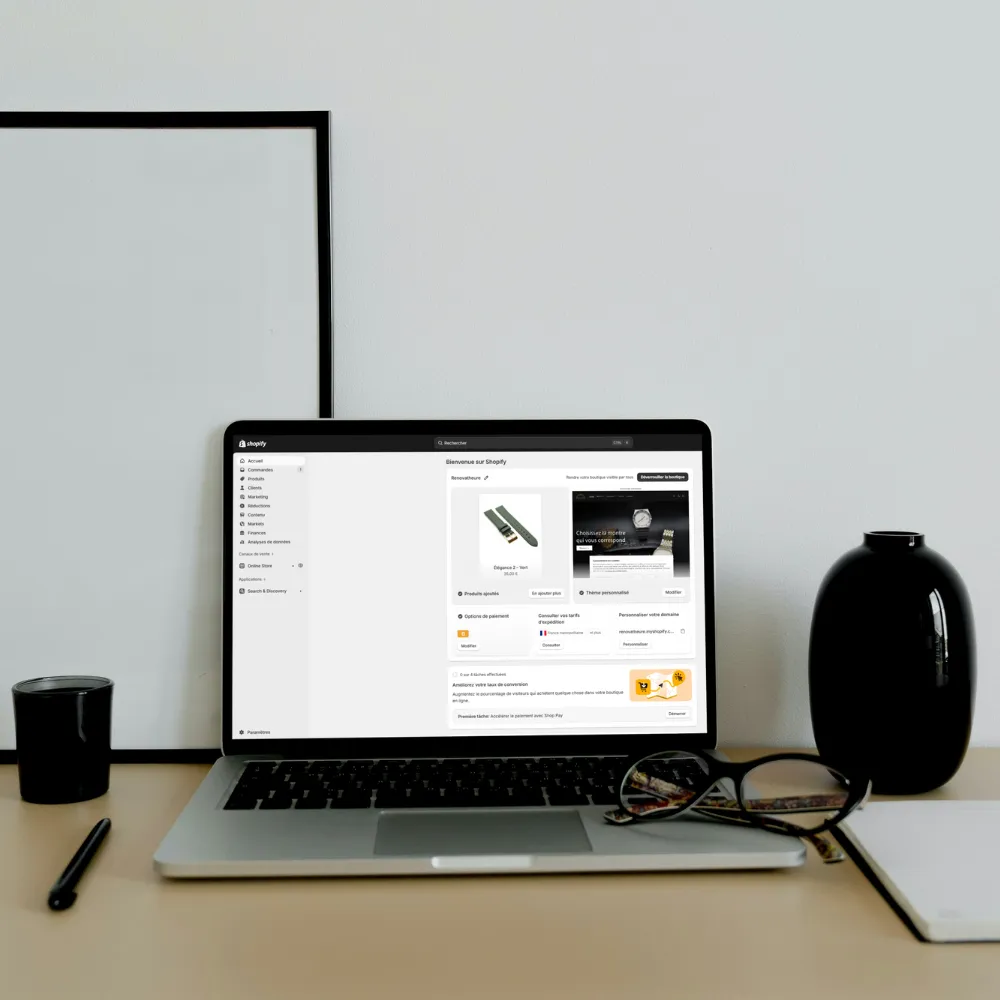 Illustration du service Développement d'un site e-commerce proposé par l'agence web Bracket Corp