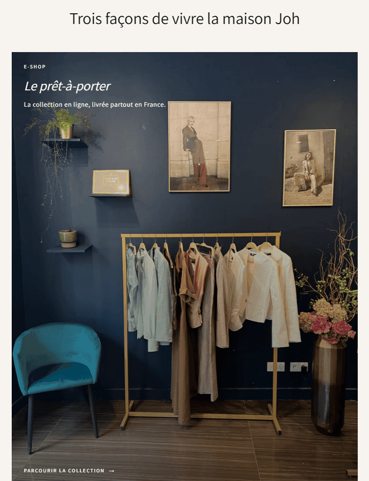 Atelier — coupe à la main
