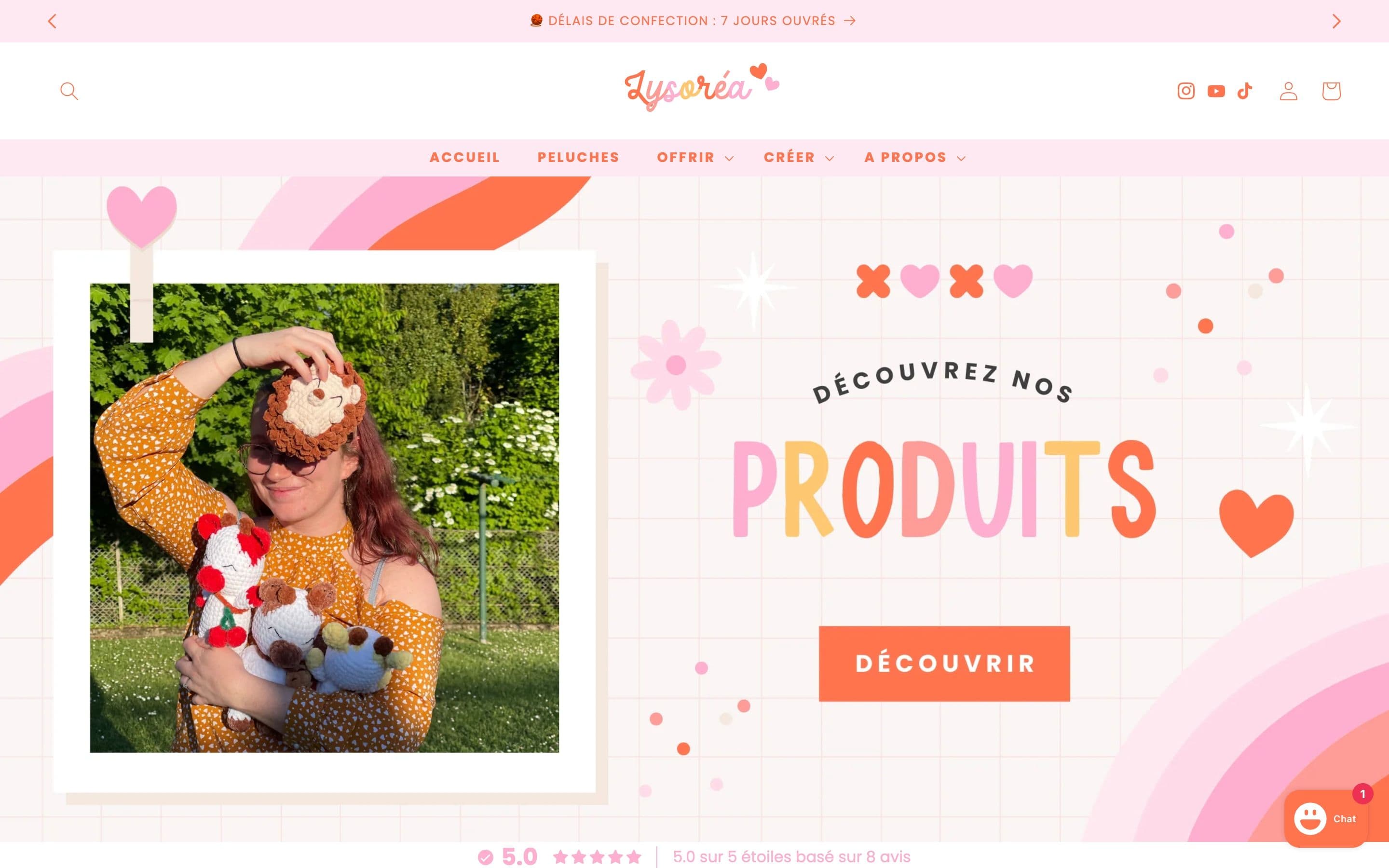 Page d'accueil — desktop