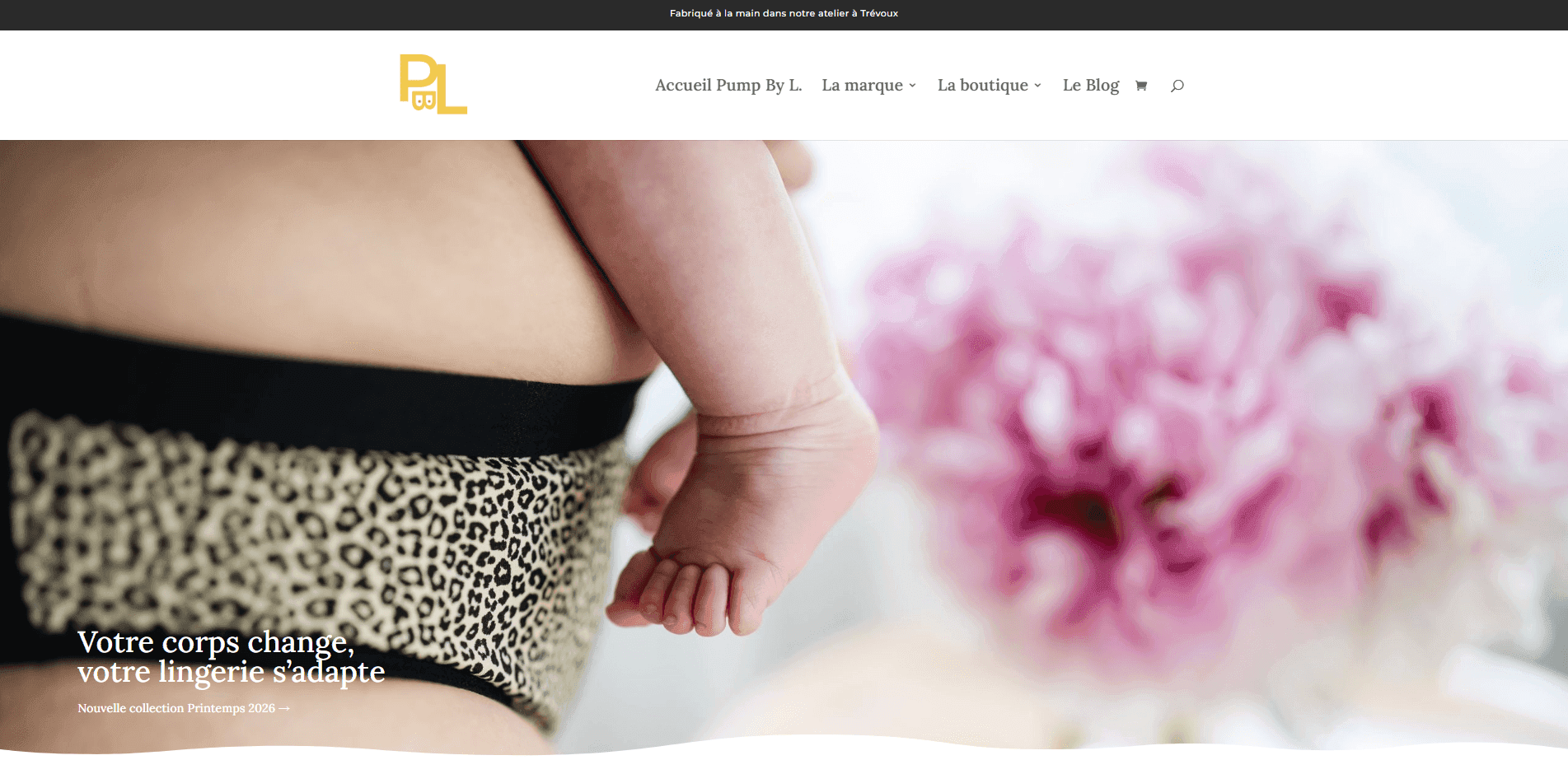 Page drop — desktop